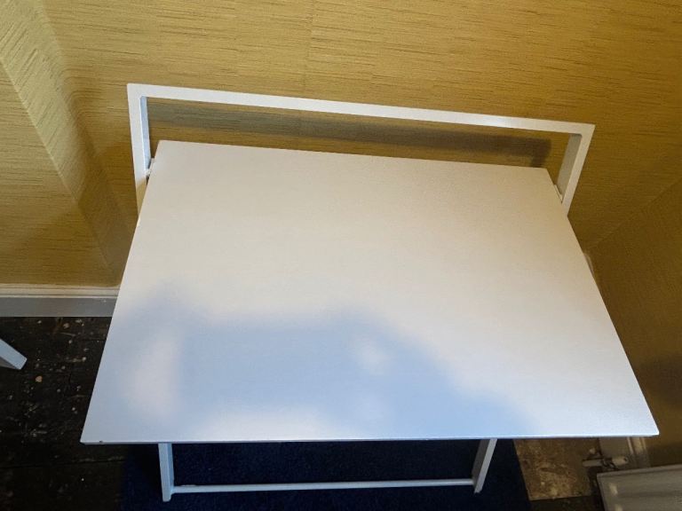 White foldable desk from Habitat