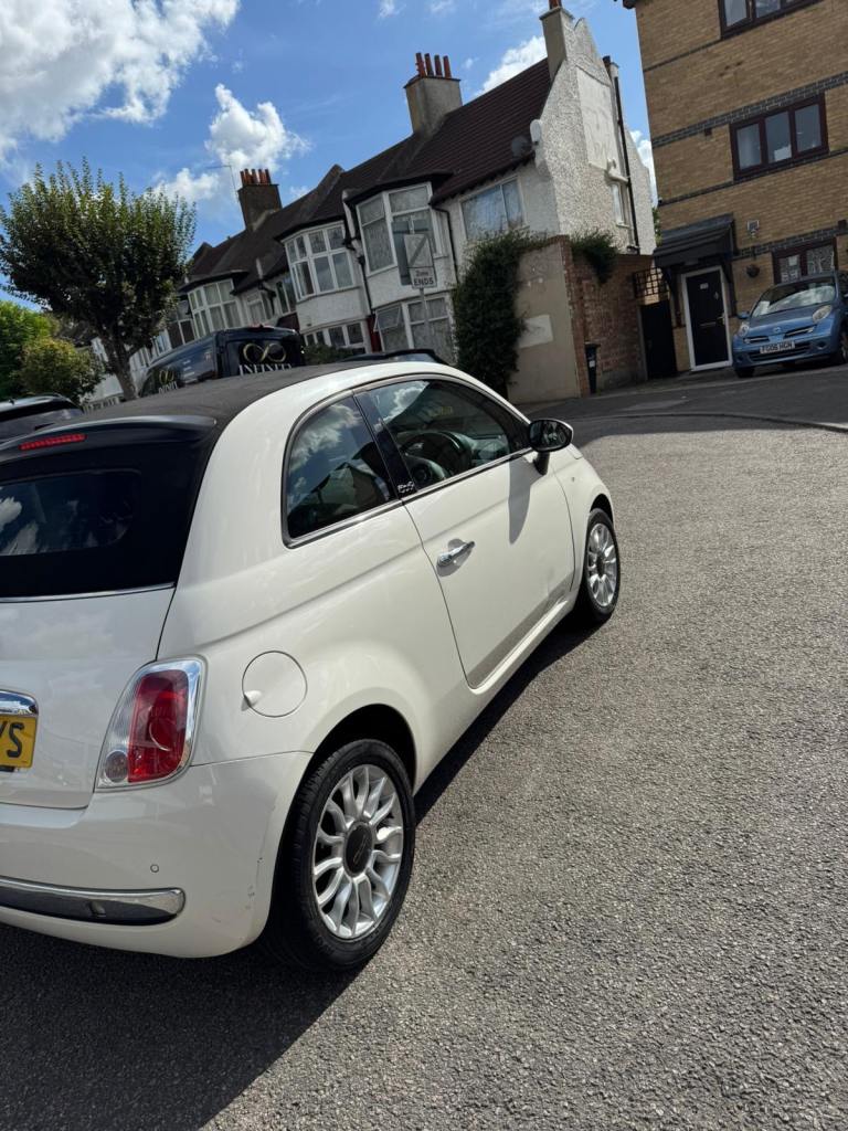 Fiat, 500, Convertible, 2012, Manual, 1242 (cc), 3 doors