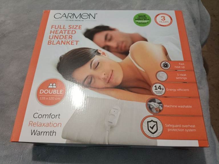 Under cover heated blanket REDUCED TO £15