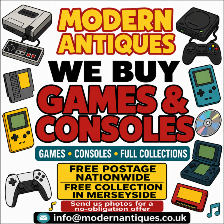 Retro Games & Consoles Wanted – Cash Buyer for Your Collection