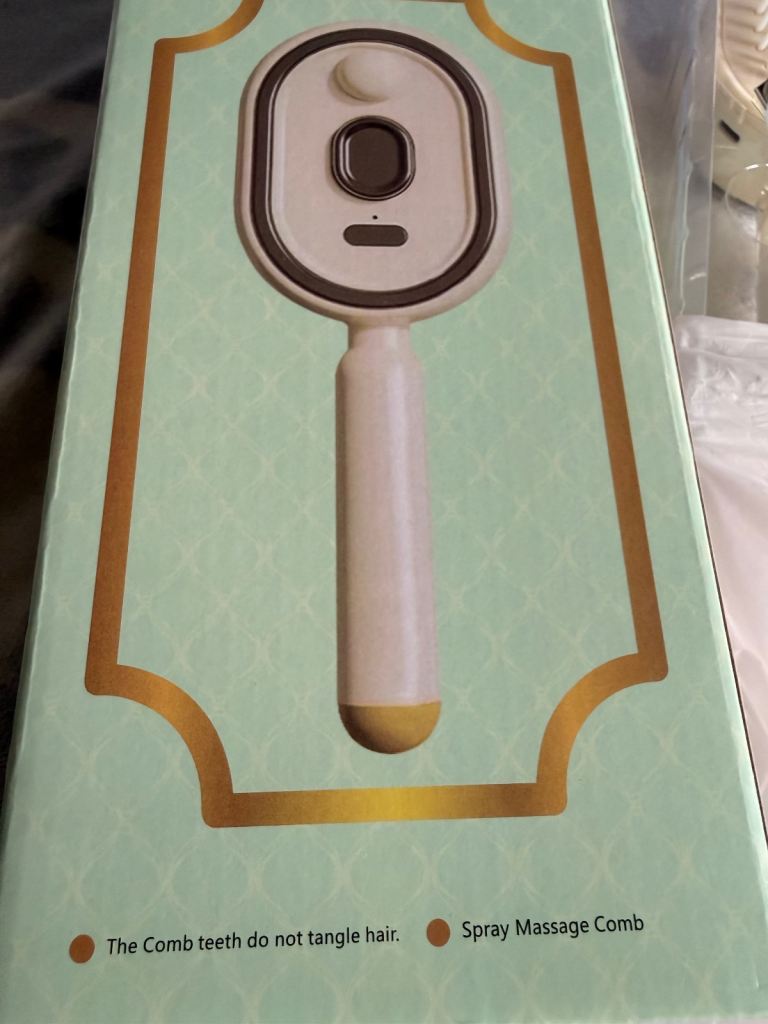 Electric Spray Retractable Air Cushion Comb - New