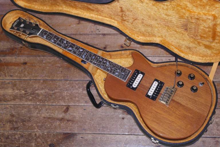 1970s Arbiter Custom Les Paul made in Japan with tree of life fingerboard and tremolo