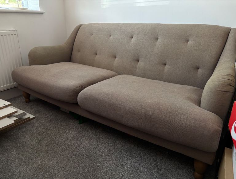 Grey double sofa 