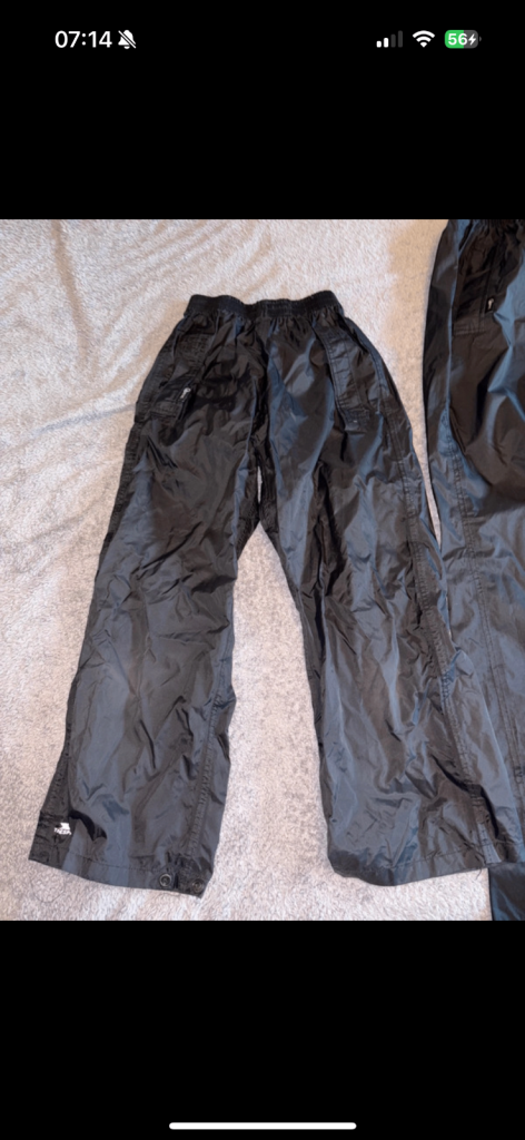 X2 pairs waterproof trousers 