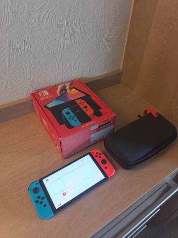Nintendo Switch 64GB OLED Console Boxed + Case, £150.00 for Sale