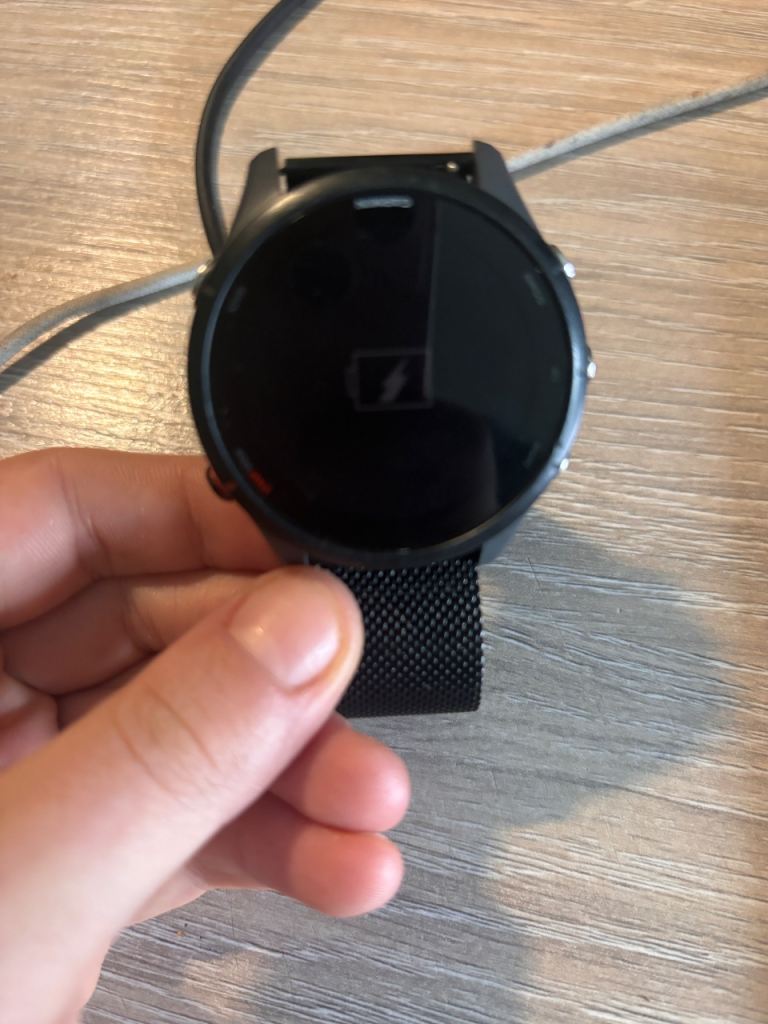 Garmin Forerunner 255 Smartwatch - Black Mesh Strap, Good Condition