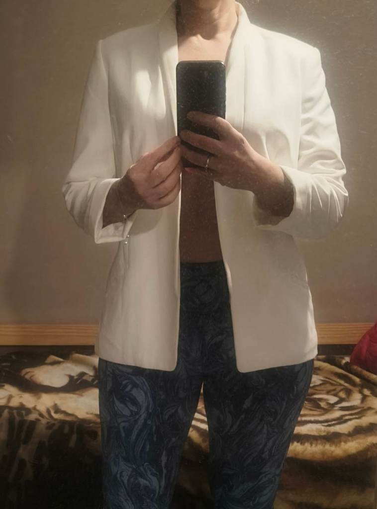 image for New white blazer 