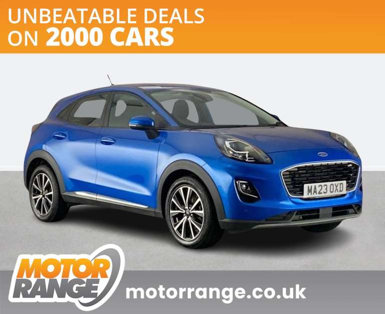 2023 Ford Puma 1.0 EcoBoost Hybrid mHEV Titanium 5dr Crossover/SUV PETROL Manual