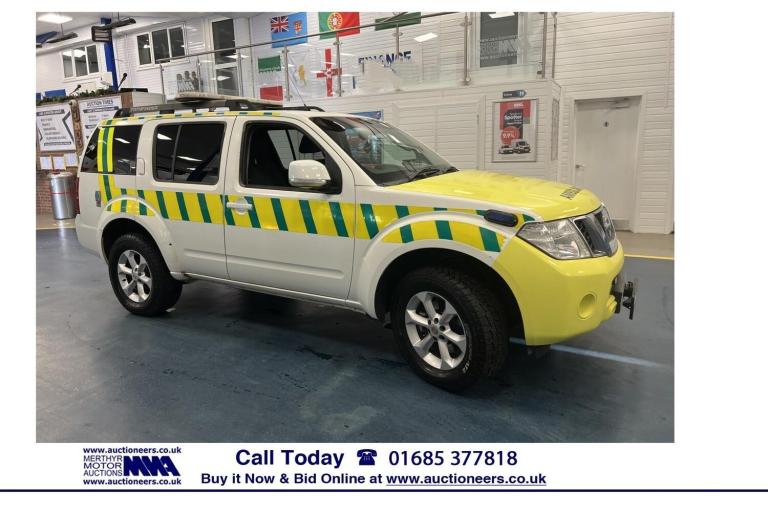 2012 Nissan Pathfinder ACENTA 2.5DCI 190PS RESPONSE 4X4 C/W STRETCHER CAPABILITY ----------------...