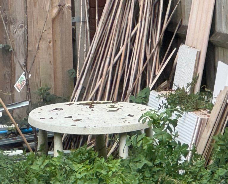 Kids plastic outdoor table 