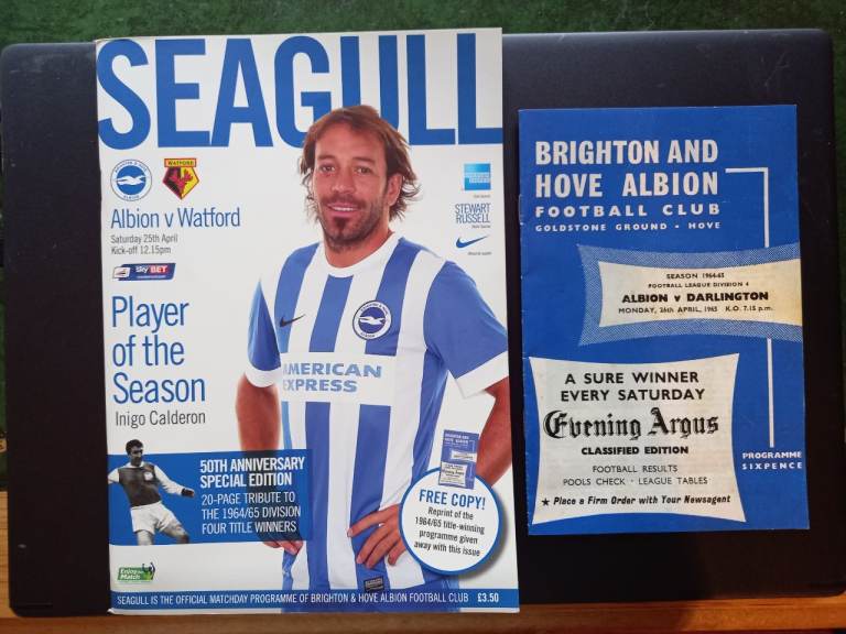 BHA football programmes 