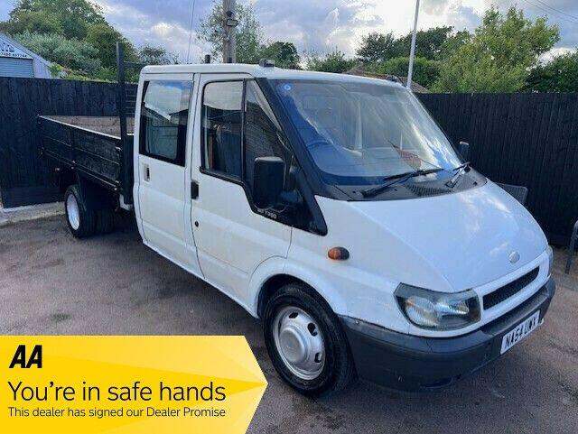 2004 Ford Transit 2.4 TDi 350 Tipper Double Cab Durashift EST RWD L3 4dr CHASSIS CAB Diesel Manual