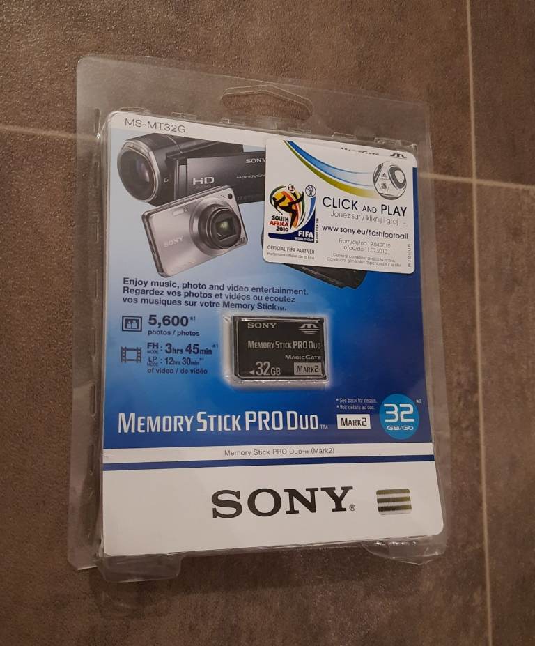 Sony PSP 32gb Memory Stick Pro Duo Card 