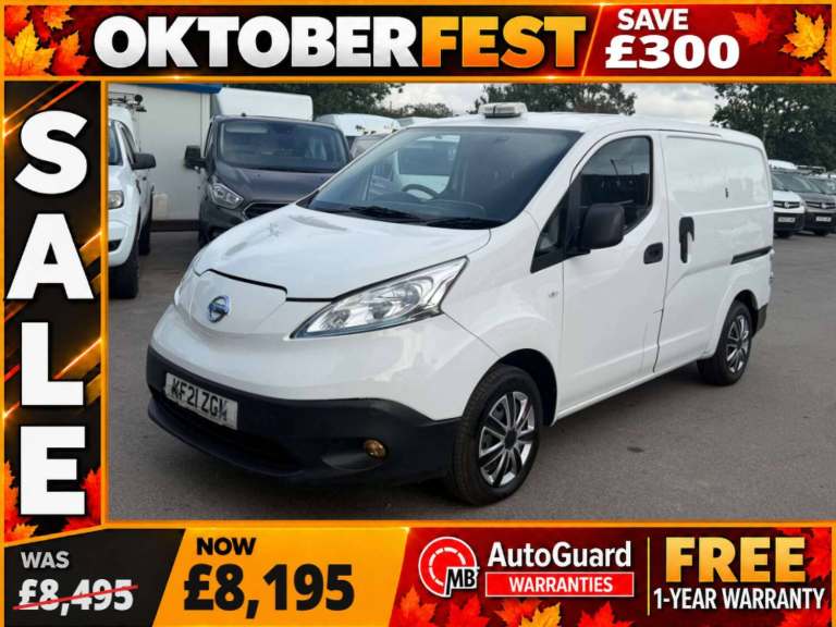 2021 Nissan e-NV200 40kWh Acenta Panel Van 5dr Electric Auto SWB (Quick Charge) (109 ps) Panel Va...