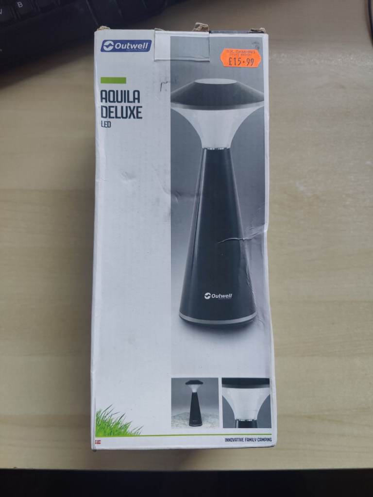 outwell camping lantern in working condition RRP £16