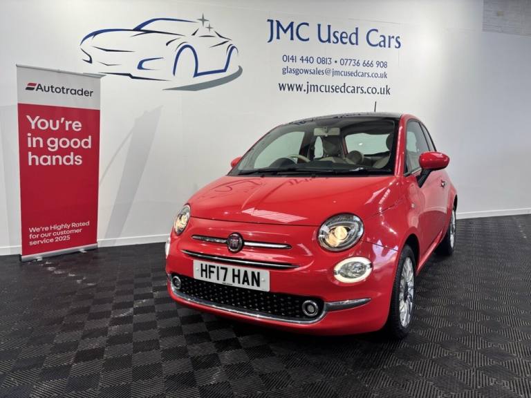 2017 Fiat 500 1.2 Lounge Hatchback 3dr Petrol Manual Euro 6 (s/s) (69 bhp) Hatchback Petrol Manual
