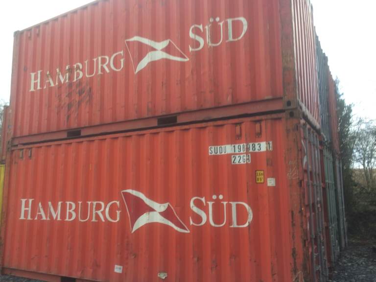 20FT USED SHIPPING CONTAINERS FROM £1250