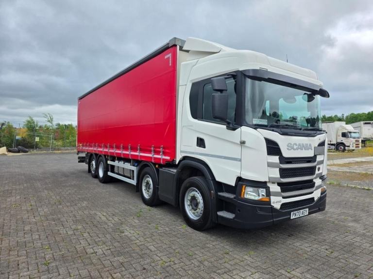 2021 Scania G410 8X2 Rear Lift Steer 30ft curtainsider
