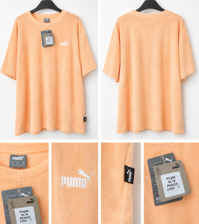 Brand new Puma t-shirt in a lovely peach colour, XL