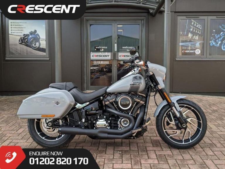 HARLEY-DAVIDSON FLSB SPORT GLIDE 2024 - BASSANI 2 INTO 1 - NEW REAR TYRE- EXTRAS