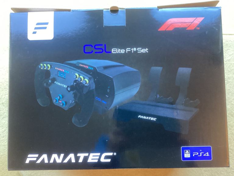 Fanatec csl elite F1 wheel and pedal set