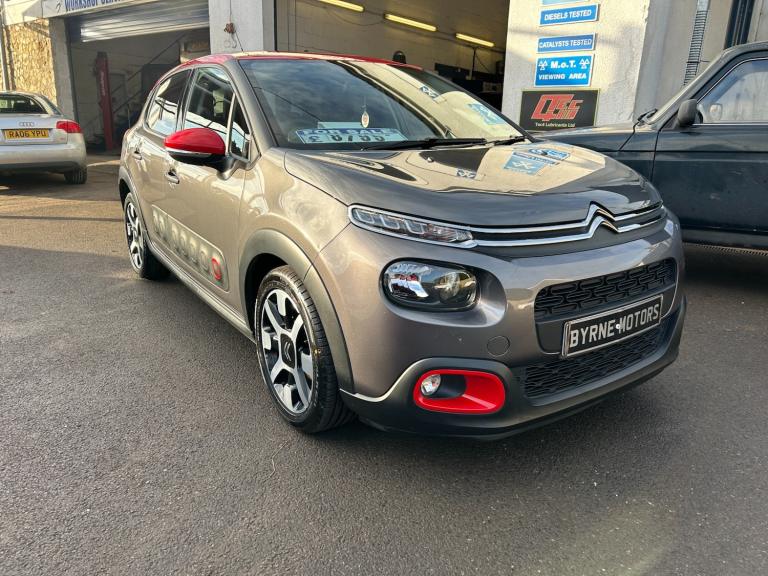 2019 Citroen C3 1.2 PureTech Flair Nav Edition 5dr, Red/Met Grey, 54,400 Miles