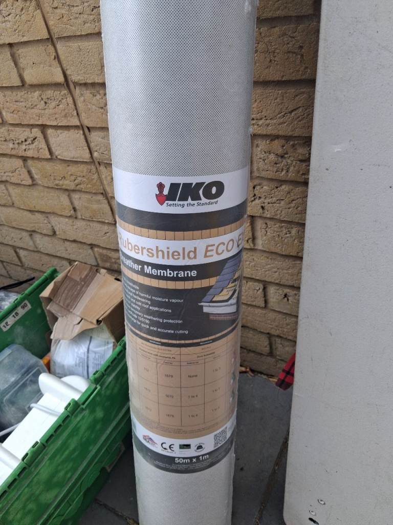 IKO Rubershield ECO Roof Underlay Membrane - New Roll