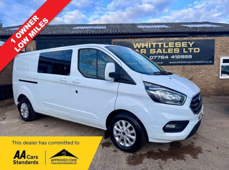 2022 Ford Transit Custom 2.0 300 EcoBlue Limited Crew Van Double Cab 5dr Diesel Manual L2 H1 Euro...
