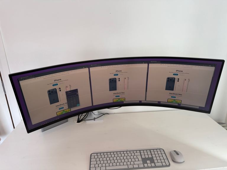 Samsung Odyssey G9 49” Productivity Monitor - Ideal WFH Set Up