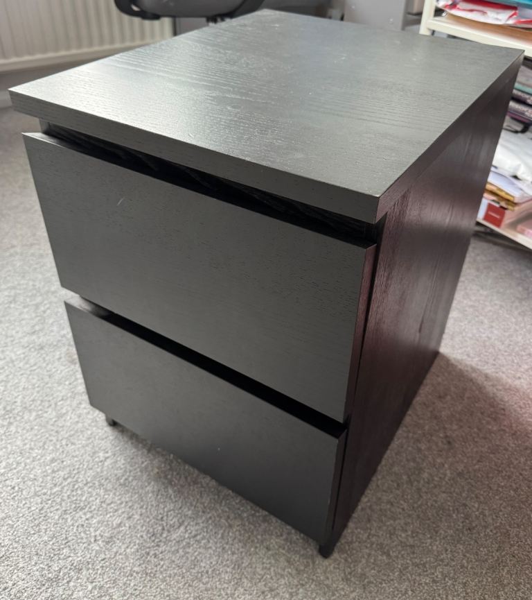 MALM Chest of 2 drawers - nighstand