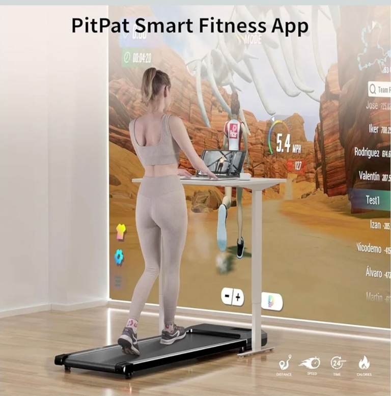 90 cm Walking Pad Treadmill for Home - Under Desk Treadmills Office Mini Portable Electric Running