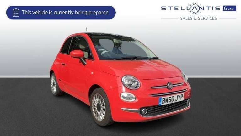 2016 Fiat 500 1.2 Lounge 3dr HATCHBACK PETROL Manual
