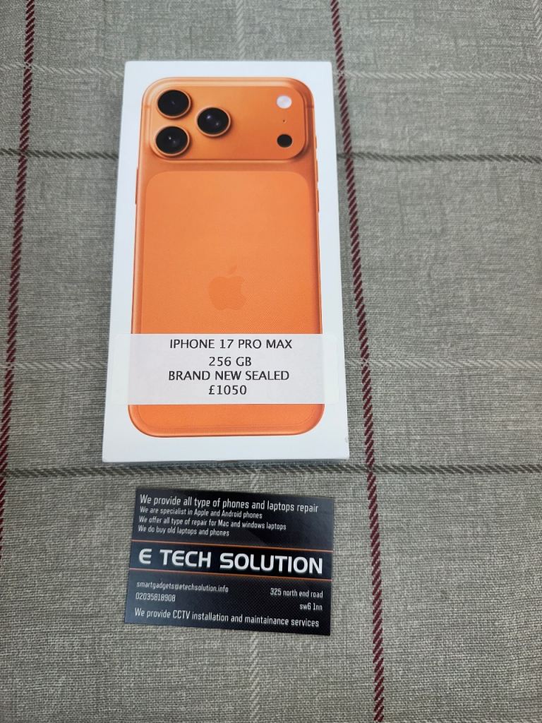 Apple iPhone 17 pro max brand new sealed 256GB