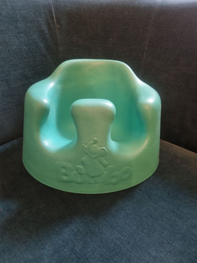 Turquoise bumbo seat