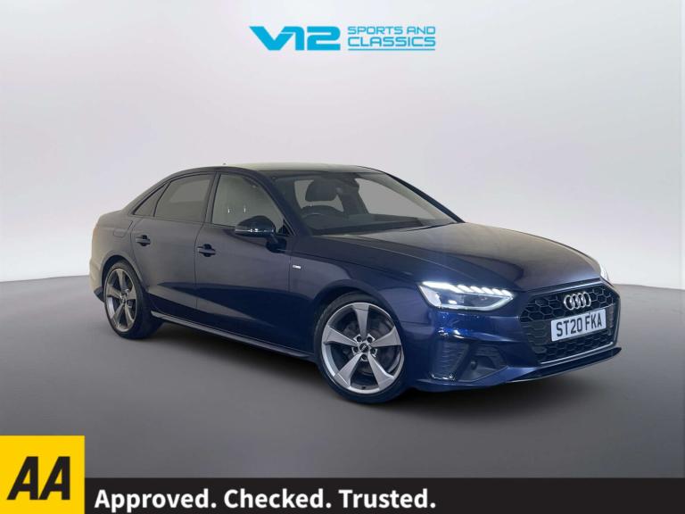 2020 Audi A4 2.0 TFSI 35 Black Edition Saloon 4dr Petrol Manual Euro 6 (s/s) (150 ps) Saloon Petr...