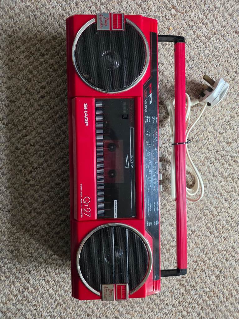 Sharp QT27 Vintage Boombox