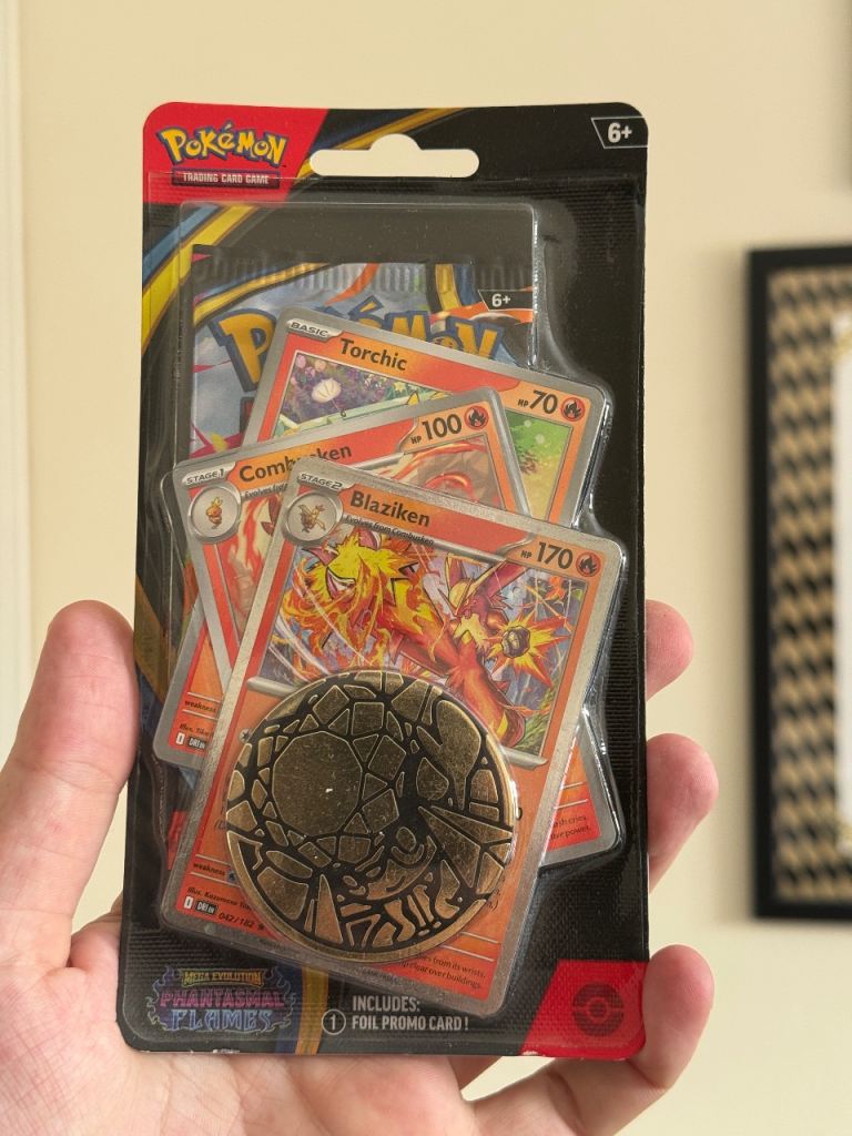 Sealed Pokemon Premium Checklane Blister Pack with Blaziken promo Card