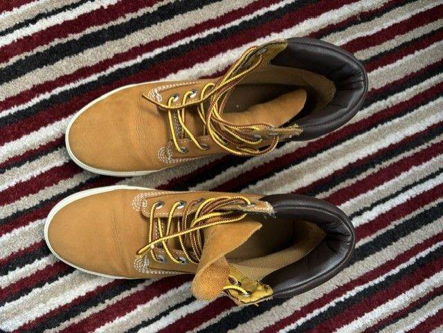 ✨ Timberland Tan Suede Boots — Size 4 ✨