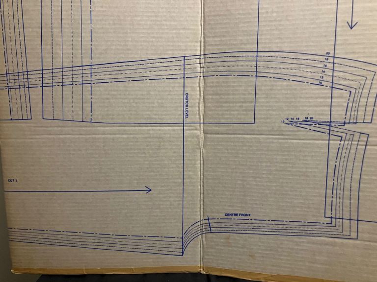 Dressmaker's layout board - see photos
