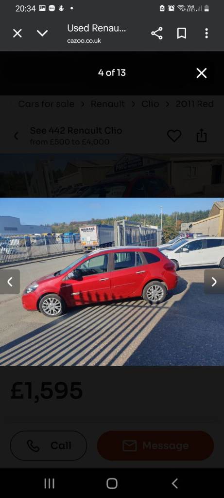 Renault, CLIO, Estate, 2010, Manual, 1149 (cc), 5 doors