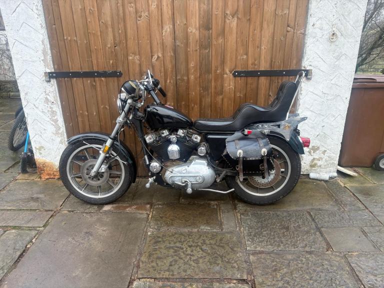 Harley-Davidson XLH Ironhead Sportster 1979 Classic American Motorcycle.