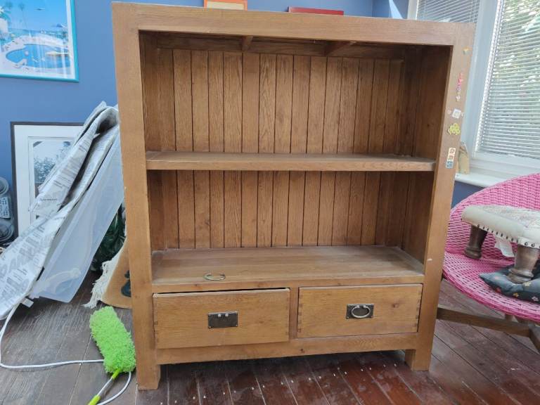 Heavy bookcase with two drawers