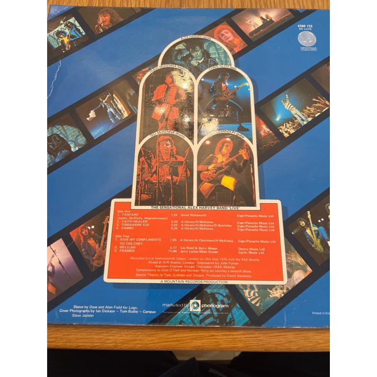 Original Alex Harvey vinyl record album (original)