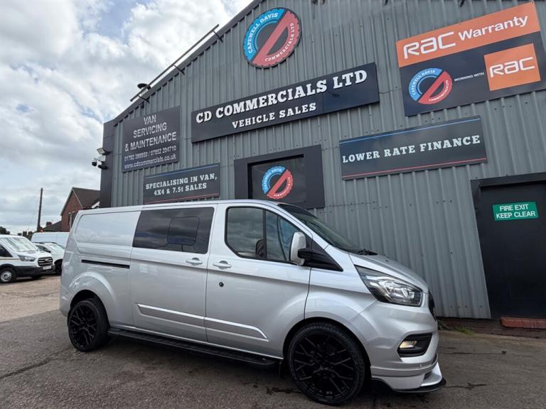 2021 Ford Transit Custom 2.0TDCI 170BHP 320 LIMITED DCIV 6 Seat Crew Van Euro 6 Crew Van Diesel M...