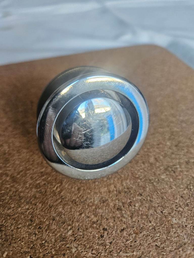Boat fuel tank vent fitting.  Stainless steel.  20mm pipe
