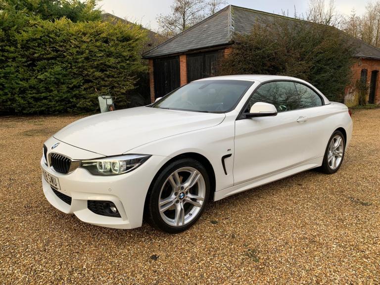 2018 BMW 4 Series 420d [190] M Sport 2dr Auto [Professional Media] CONVERTIBLE DIESEL Automatic