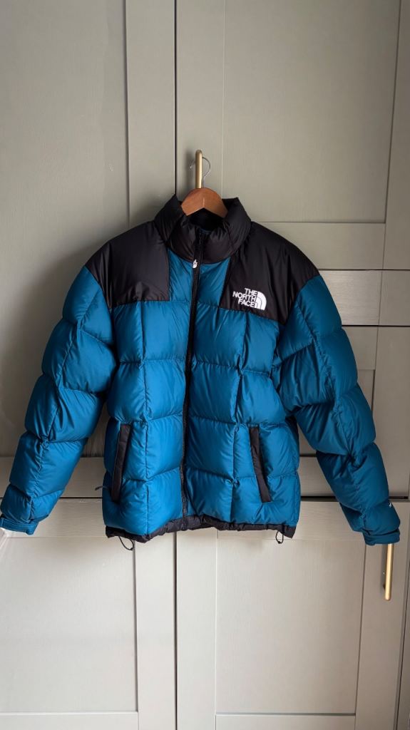 The North Face Puffer Jacket – Blue & Black, As New