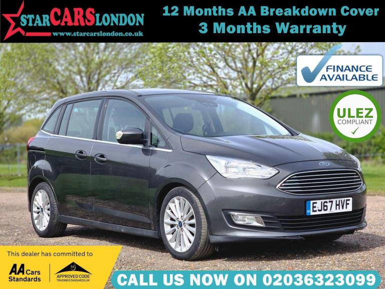 2017 Ford Grand C-Max 1.0T EcoBoost Titanium Euro 6 (s/s) 5dr (Nav) MPV Petrol Manual