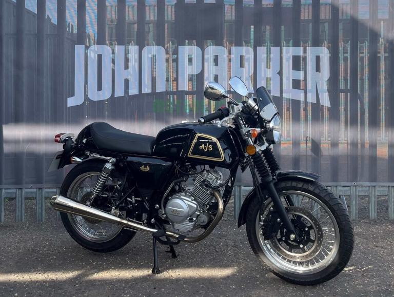 2017 AJS Cadwell 125cc Geared Cafe Racer Black Motorcycle - 1032 Miles