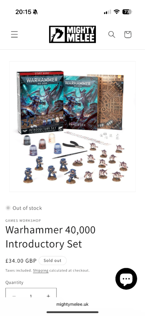 Games Workshop Warhammer 40,000 Introductory Set & Stormcast Eternals Paint Set